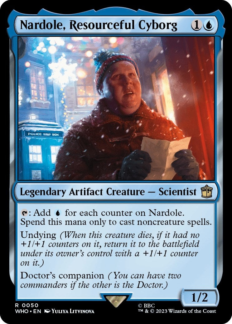 Image for Nardole, Resourceful Cyborg (50) [Universes Beyond: Doctor Who] - Magic: The Gathering