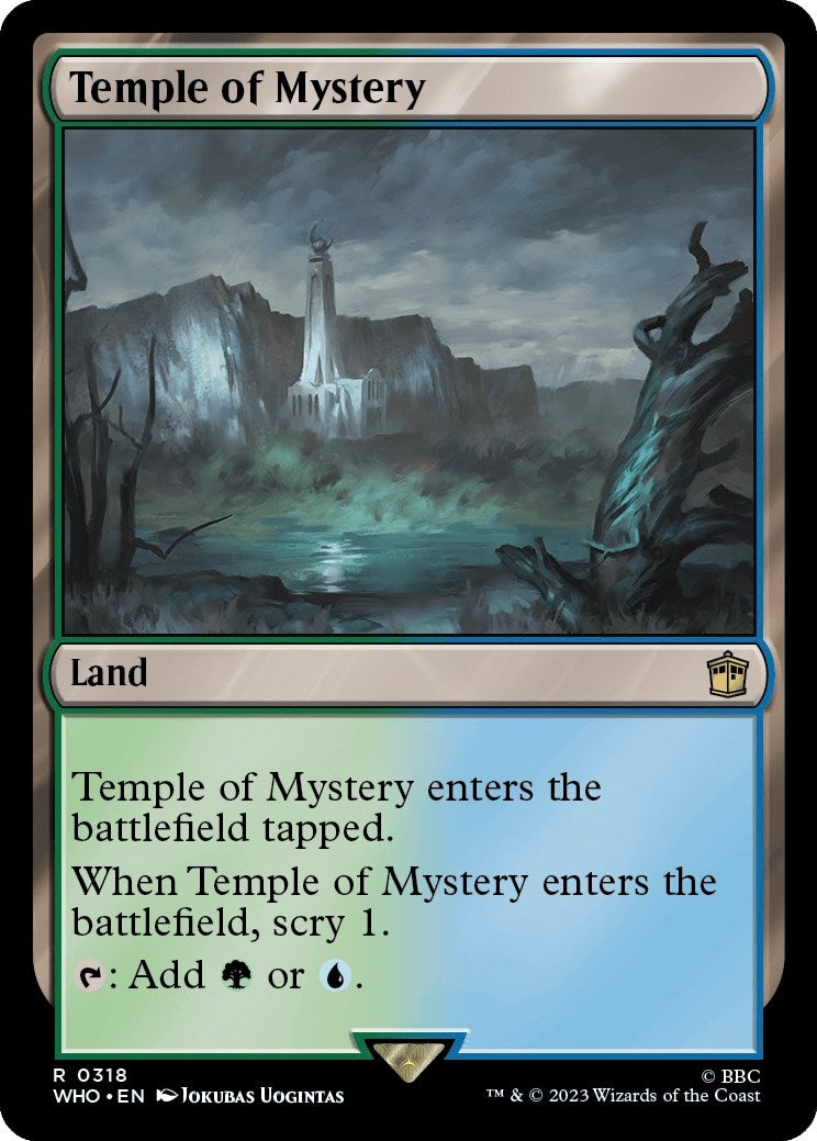 Image for Temple of Mystery (318) [Universes Beyond: Doctor Who] - Magic: The Gathering