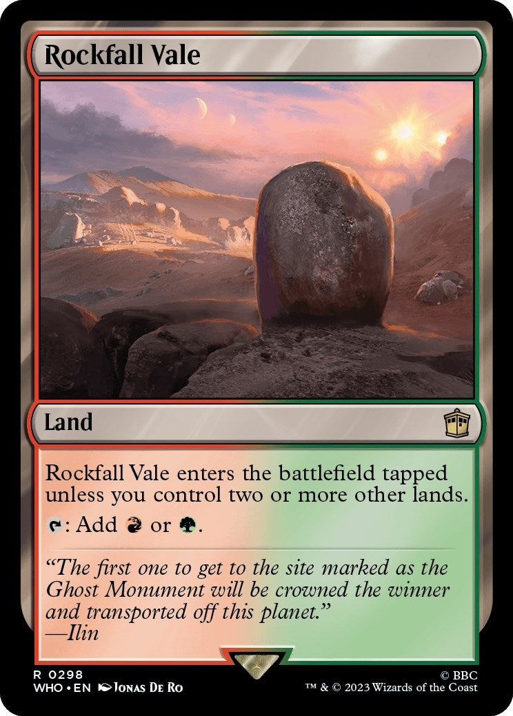 Image for Rockfall Vale (298) [Universes Beyond: Doctor Who] - Magic: The Gathering