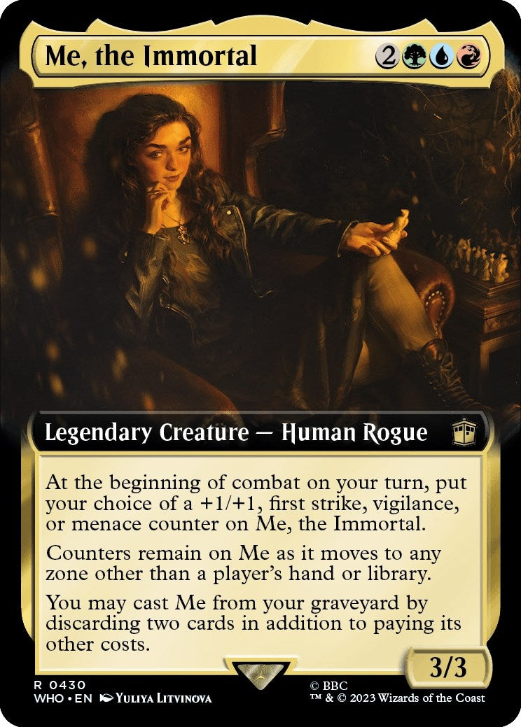 Image for Me, the Immortal (Extended Art) (430) [Universes Beyond: Doctor Who] - Magic: The Gathering