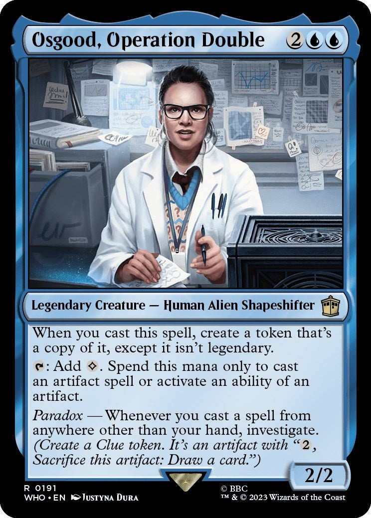 Image for Osgood, Operation Double (191) [Universes Beyond: Doctor Who] - Magic: The Gathering
