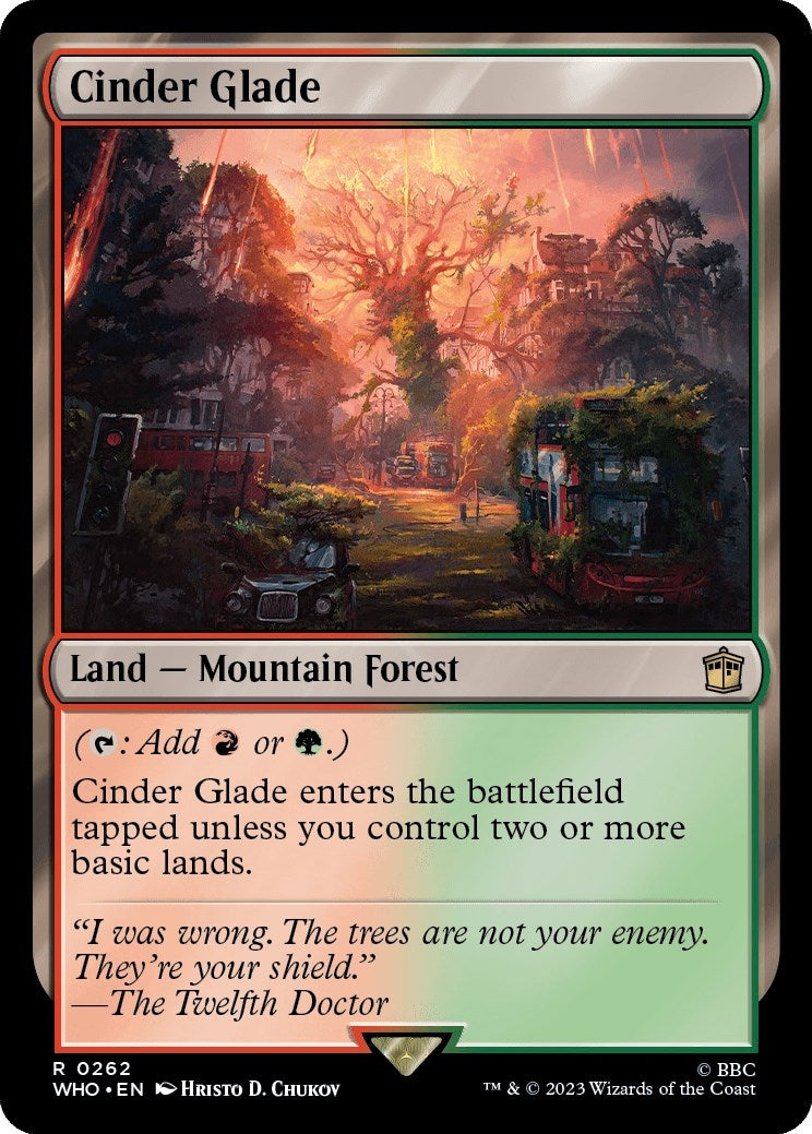 Image for Cinder Glade (262) [Universes Beyond: Doctor Who] - Magic: The Gathering