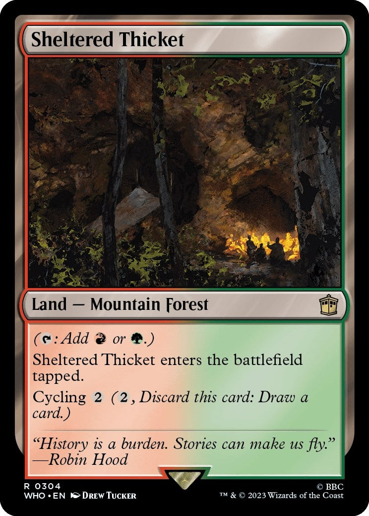 Image for Sheltered Thicket (304) [Universes Beyond: Doctor Who] - Magic: The Gathering