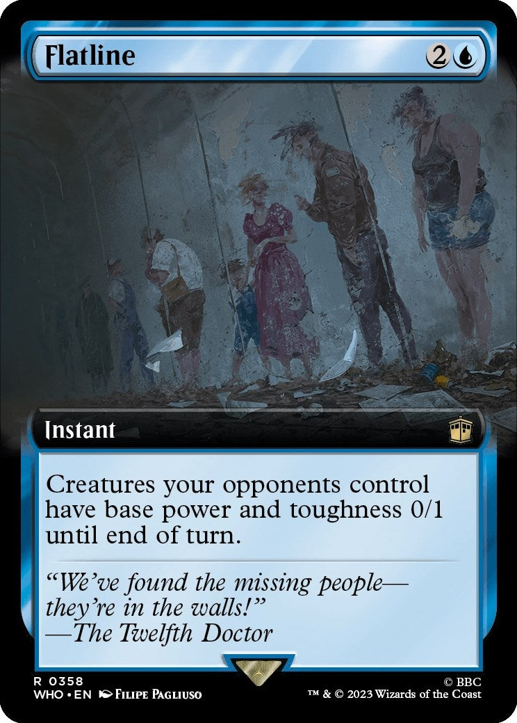 Image for Flatline (Extended Art) (358) [Universes Beyond: Doctor Who] - Magic: The Gathering