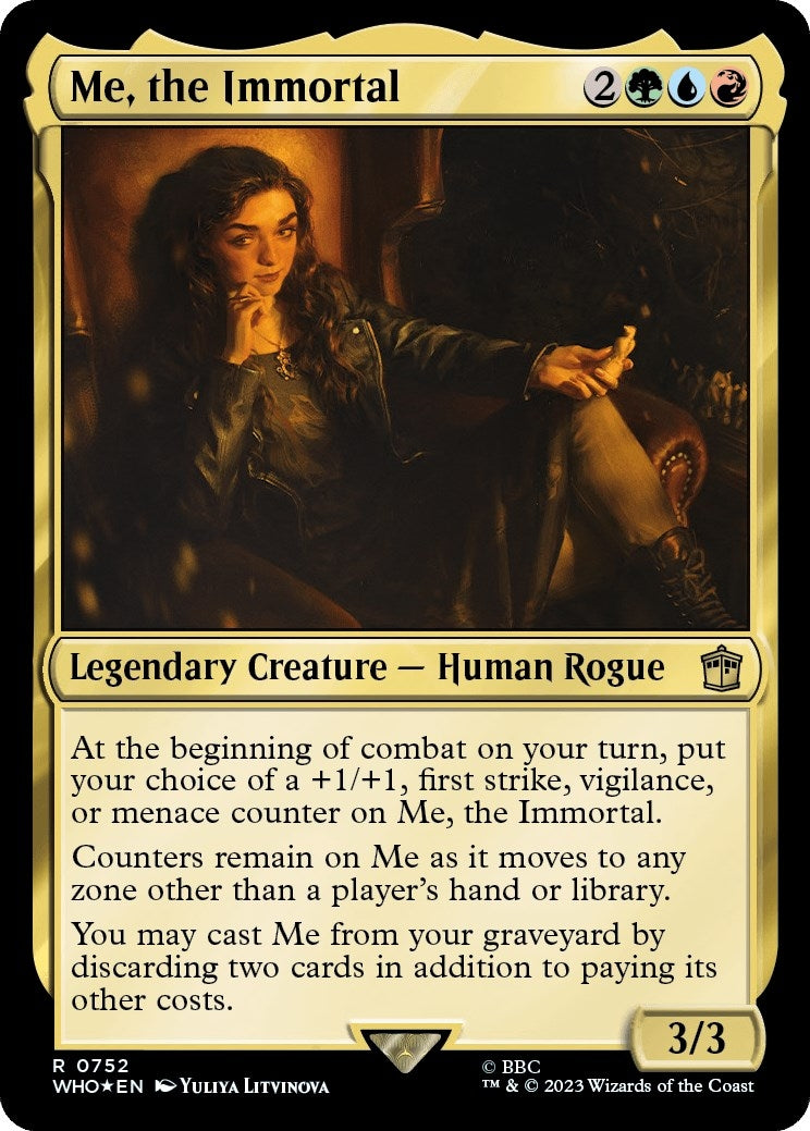 Image for Me, the Immortal (Surge Foil) (752) [Universes Beyond: Doctor Who] - Magic: The Gathering