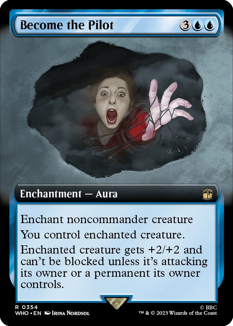 Image for Become the Pilot (Extended Art) (354) [Universes Beyond: Doctor Who] - Magic: The Gathering