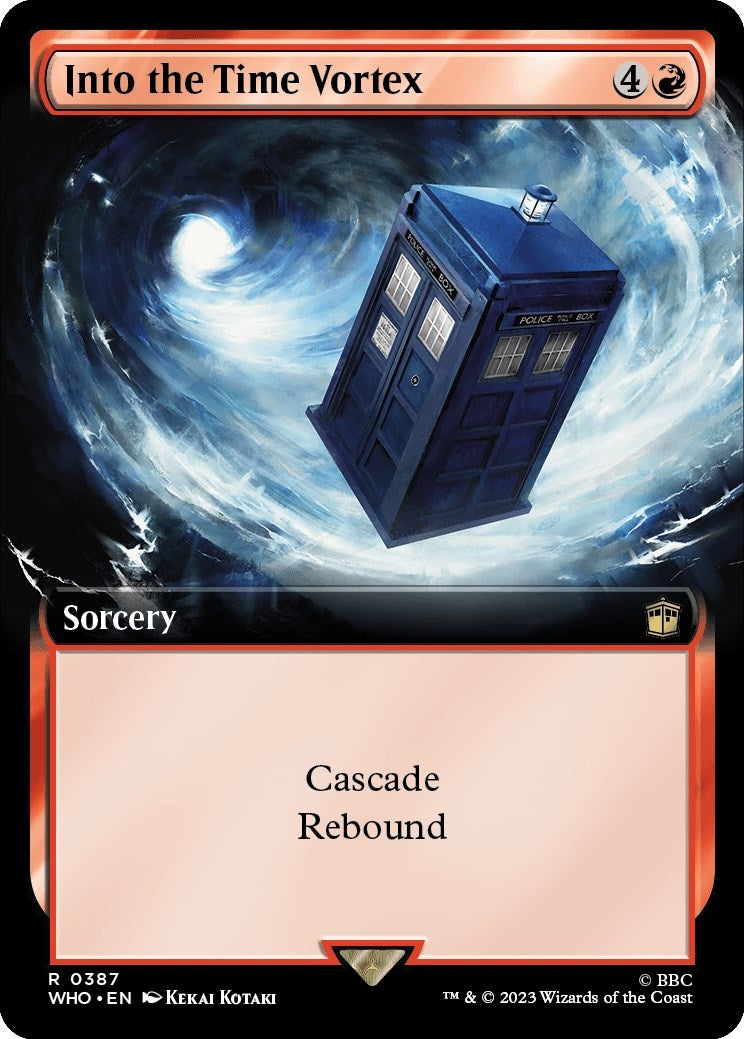 Image for Into the Time Vortex (Extended Art) (387) [Universes Beyond: Doctor Who] - Magic: The Gathering