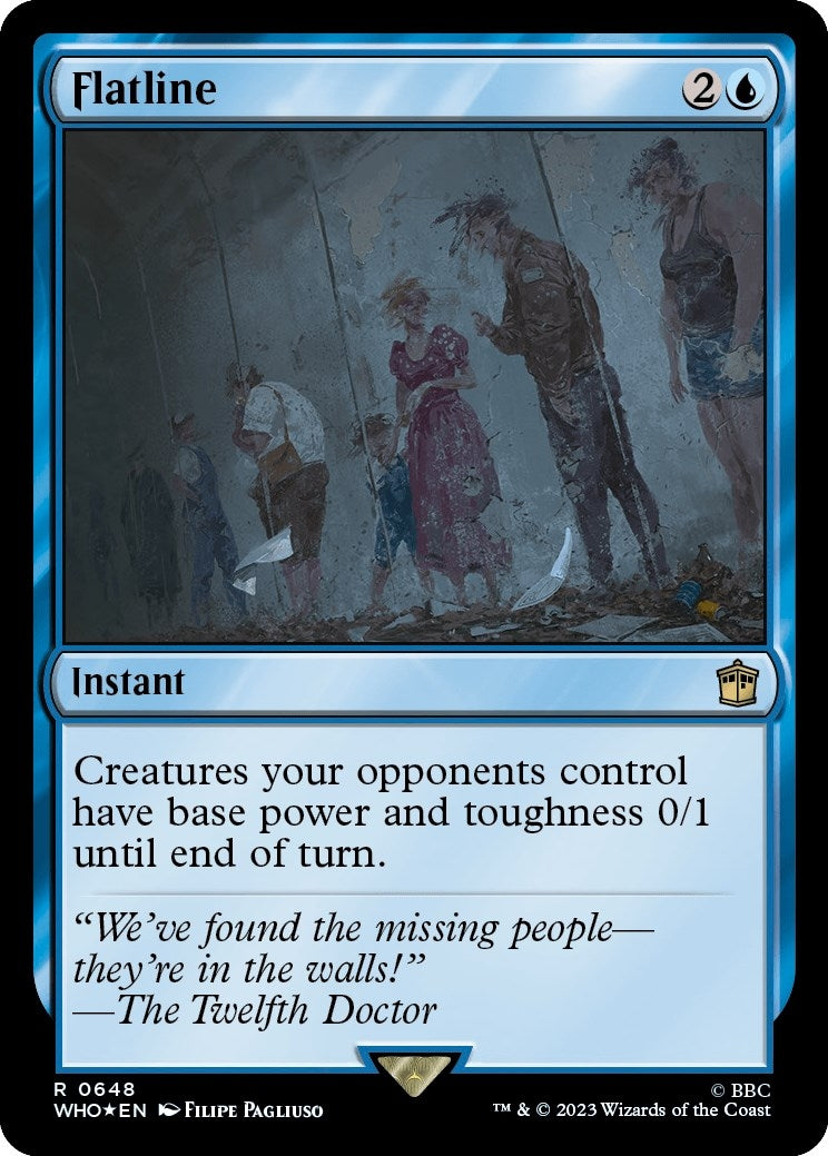 Image for Flatline (Surge Foil) (648) [Universes Beyond: Doctor Who] - Magic: The Gathering