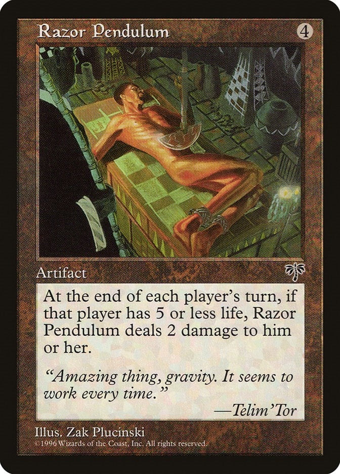 Image for Razor Pendulum [Mirage] - Magic: The Gathering