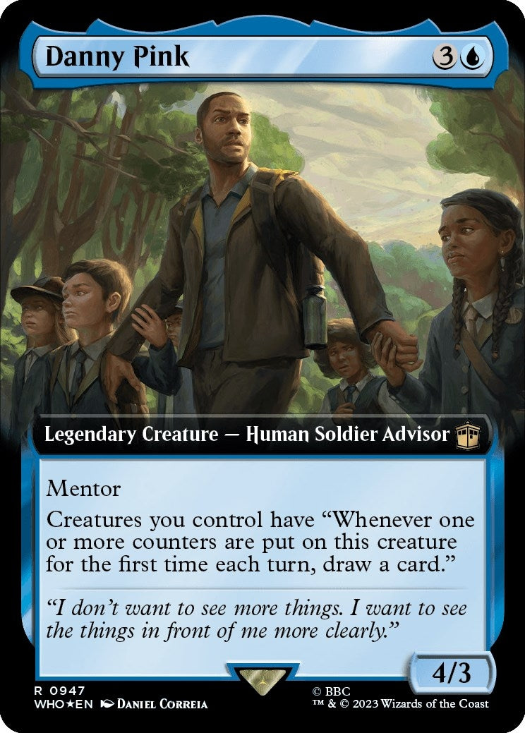 Image for Danny Pink (Extended Art) (Surge Foil) (947) [Universes Beyond: Doctor Who] - Magic: The Gathering