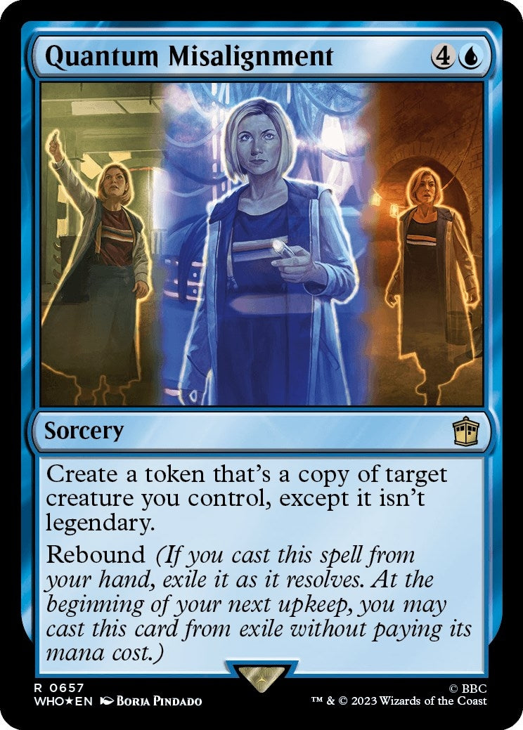Image for Quantum Misalignment (Surge Foil) (657) [Universes Beyond: Doctor Who] - Magic: The Gathering