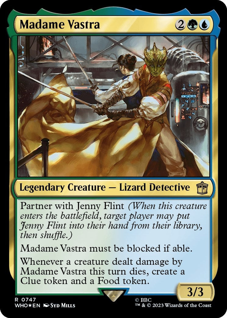 Image for Madame Vastra (Surge Foil) (747) [Universes Beyond: Doctor Who] - Magic: The Gathering
