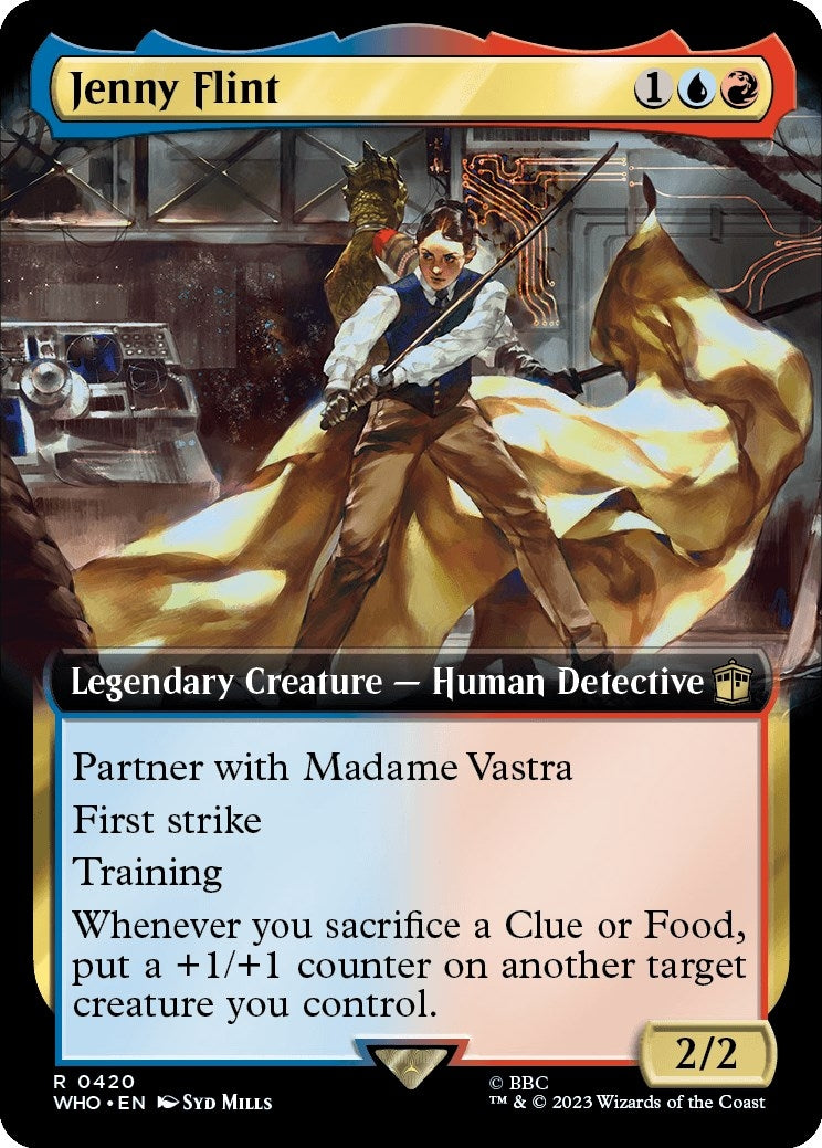 Image for Jenny Flint (Extended Art) (420) [Universes Beyond: Doctor Who] - Magic: The Gathering