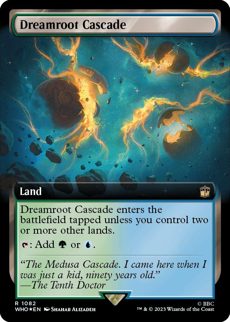 Image for Dreamroot Cascade (Extended Art) (Surge Foil) (1082) [Universes Beyond: Doctor Who] - Magic: The Gathering
