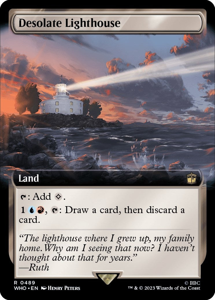 Image for Desolate Lighthouse (Extended Art) (489) [Universes Beyond: Doctor Who] - Magic: The Gathering