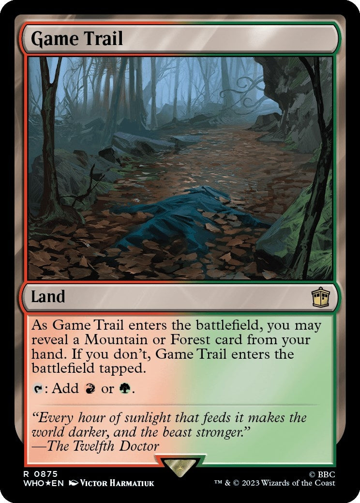Image for Game Trail (Surge Foil) (875) [Universes Beyond: Doctor Who] - Magic: The Gathering