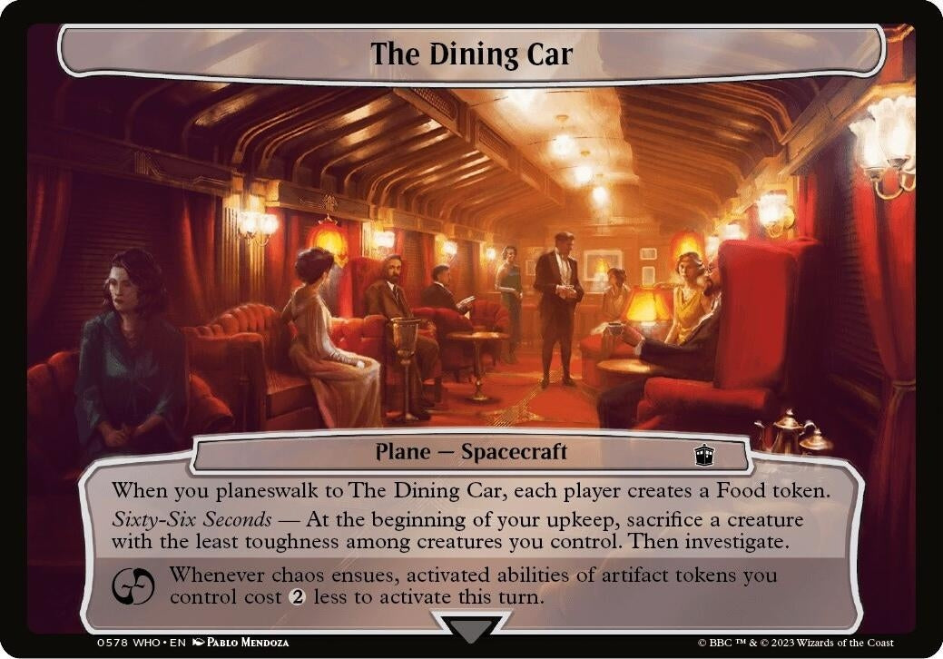 Image for The Dining Car (578) [Universes Beyond: Doctor Who] - Magic: The Gathering