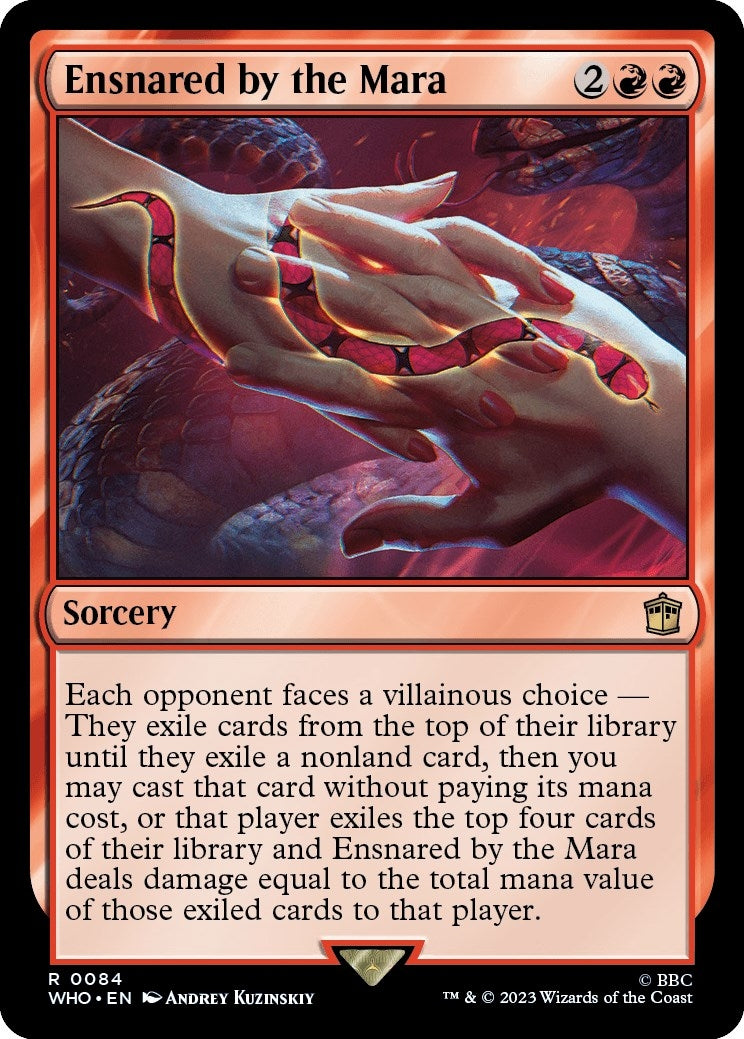 Image for Ensnared by the Mara (84) [Universes Beyond: Doctor Who] - Magic: The Gathering