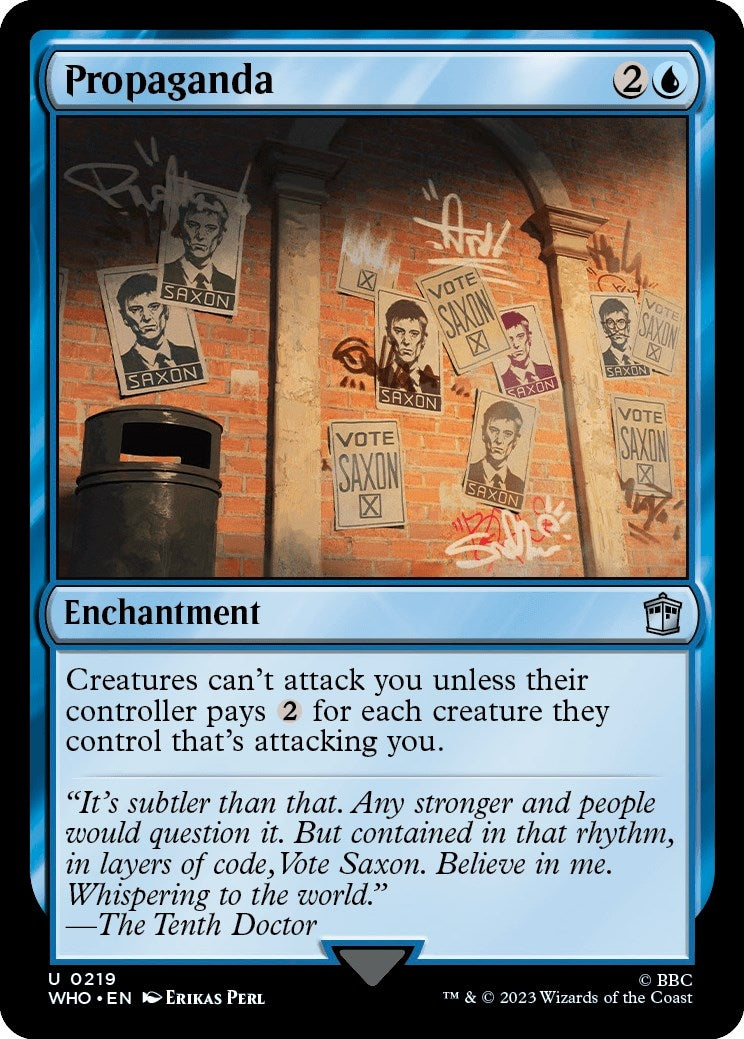 Image for Propaganda (219) [Universes Beyond: Doctor Who] - Magic: The Gathering