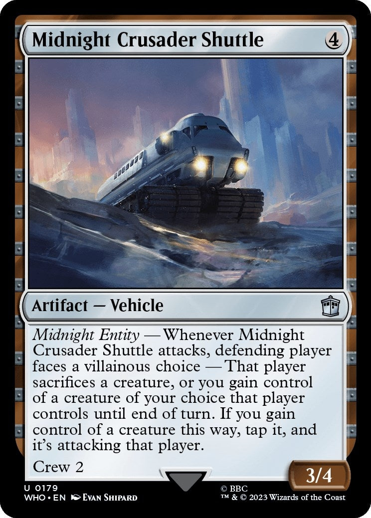 Image for Midnight Crusader Shuttle (179) [Universes Beyond: Doctor Who] - Magic: The Gathering