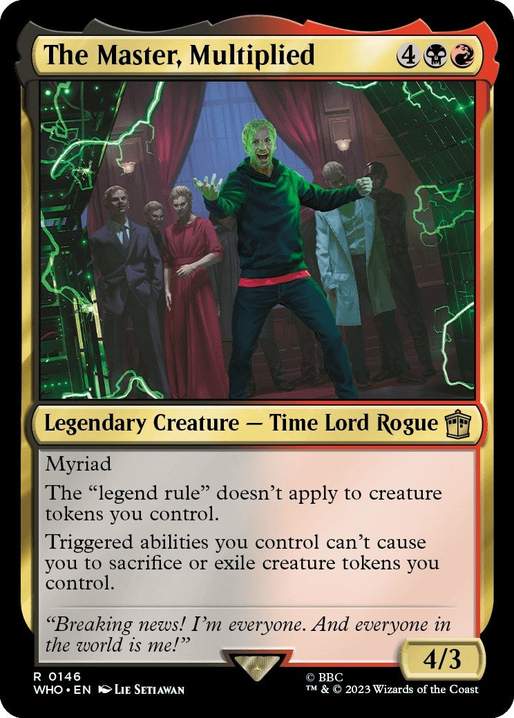 Image for The Master, Multiplied (146) [Universes Beyond: Doctor Who] - Magic: The Gathering