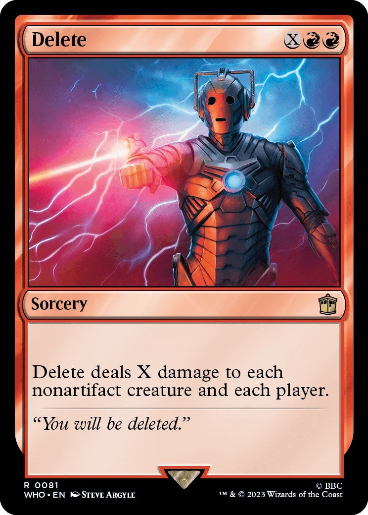 Image for Delete (81) [Universes Beyond: Doctor Who] - Magic: The Gathering