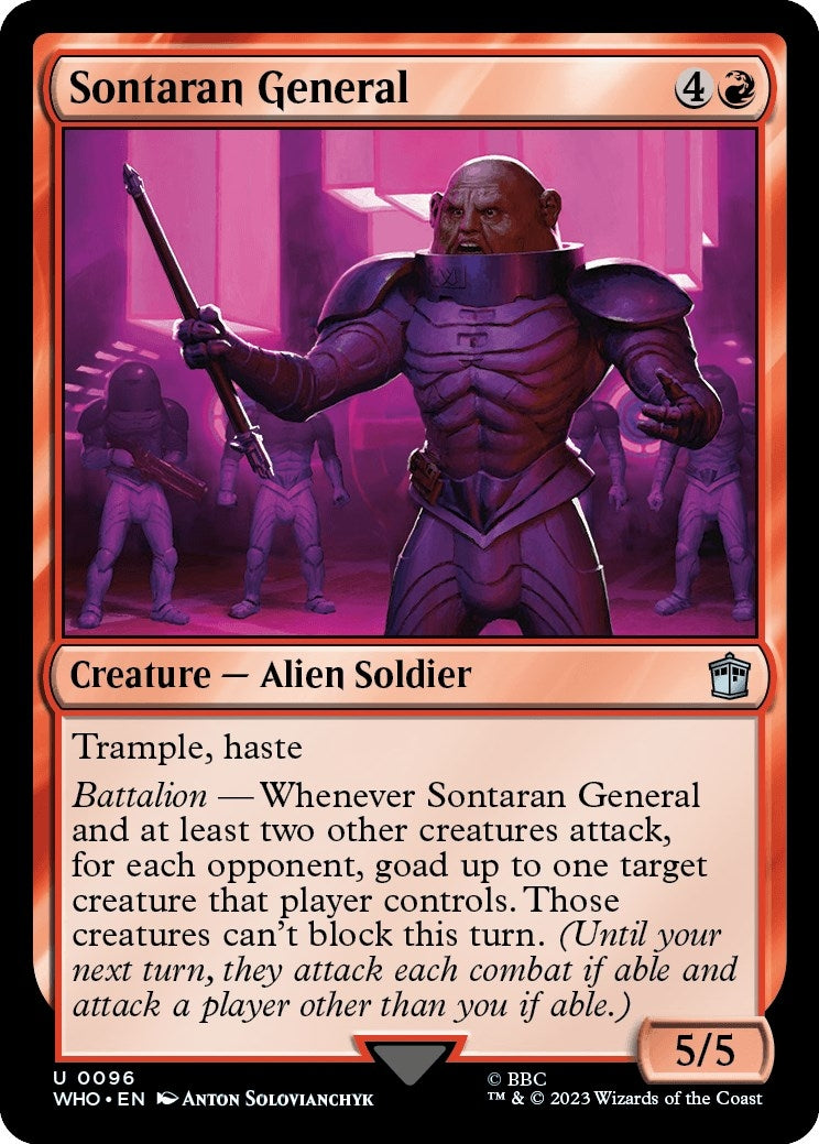 Image for Sontaran General (96) [Universes Beyond: Doctor Who] - Magic: The Gathering