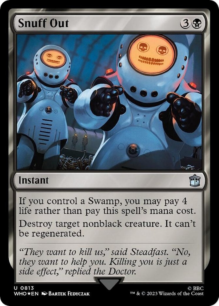 Image for Snuff Out (Surge Foil) (813) [Universes Beyond: Doctor Who] - Magic: The Gathering