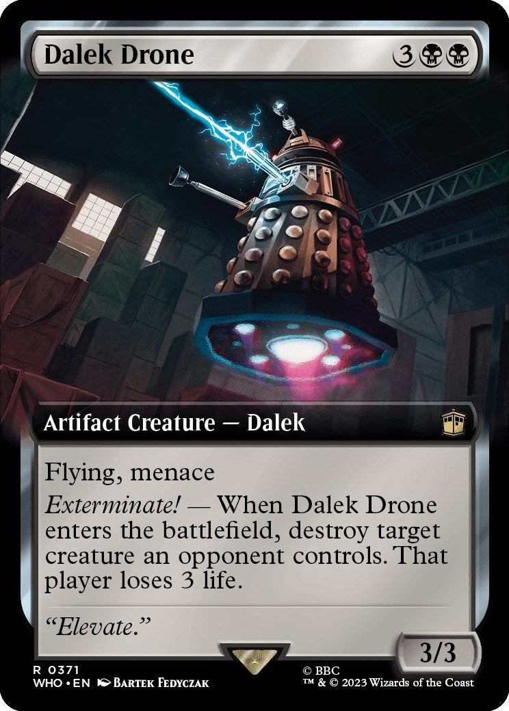 Image for Dalek Drone (Extended Art) (371) [Universes Beyond: Doctor Who] - Magic: The Gathering