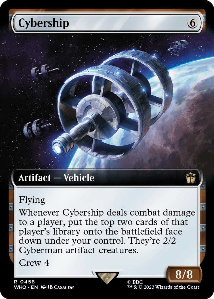 Image for Cybership (Extended Art) (458) [Universes Beyond: Doctor Who] - Magic: The Gathering