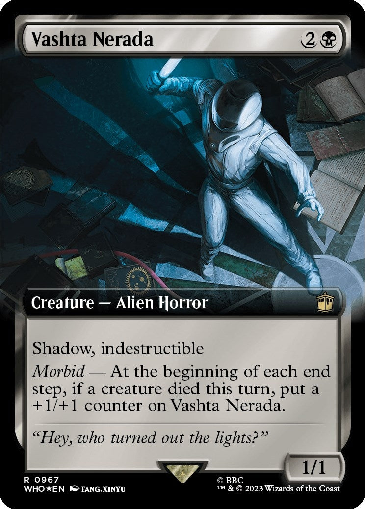Image for Vashta Nerada (Extended Art) (Surge Foil) (967) [Universes Beyond: Doctor Who] - Magic: The Gathering