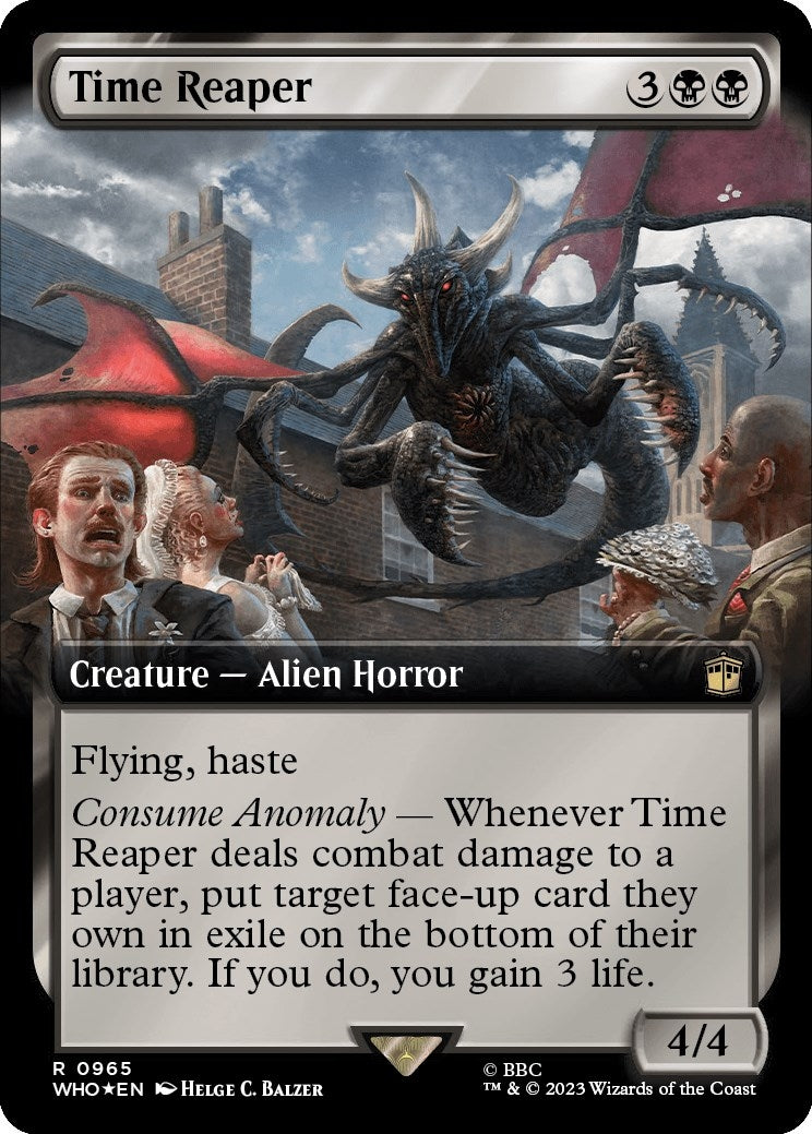 Image for Time Reaper (Extended Art) (Surge Foil) (965) [Universes Beyond: Doctor Who] - Magic: The Gathering