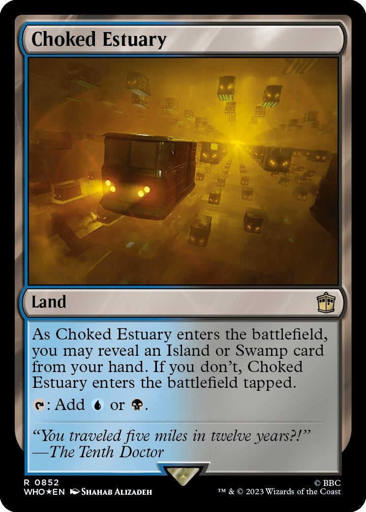 Image for Choked Estuary (Surge Foil) (852) [Universes Beyond: Doctor Who] - Magic: The Gathering