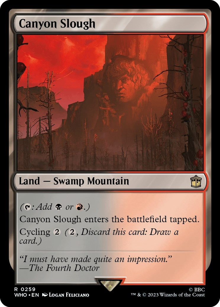 Image for Canyon Slough (259) [Universes Beyond: Doctor Who] - Magic: The Gathering