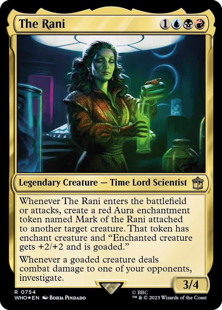 Image for The Rani (Surge Foil) (754) [Universes Beyond: Doctor Who] - Magic: The Gathering