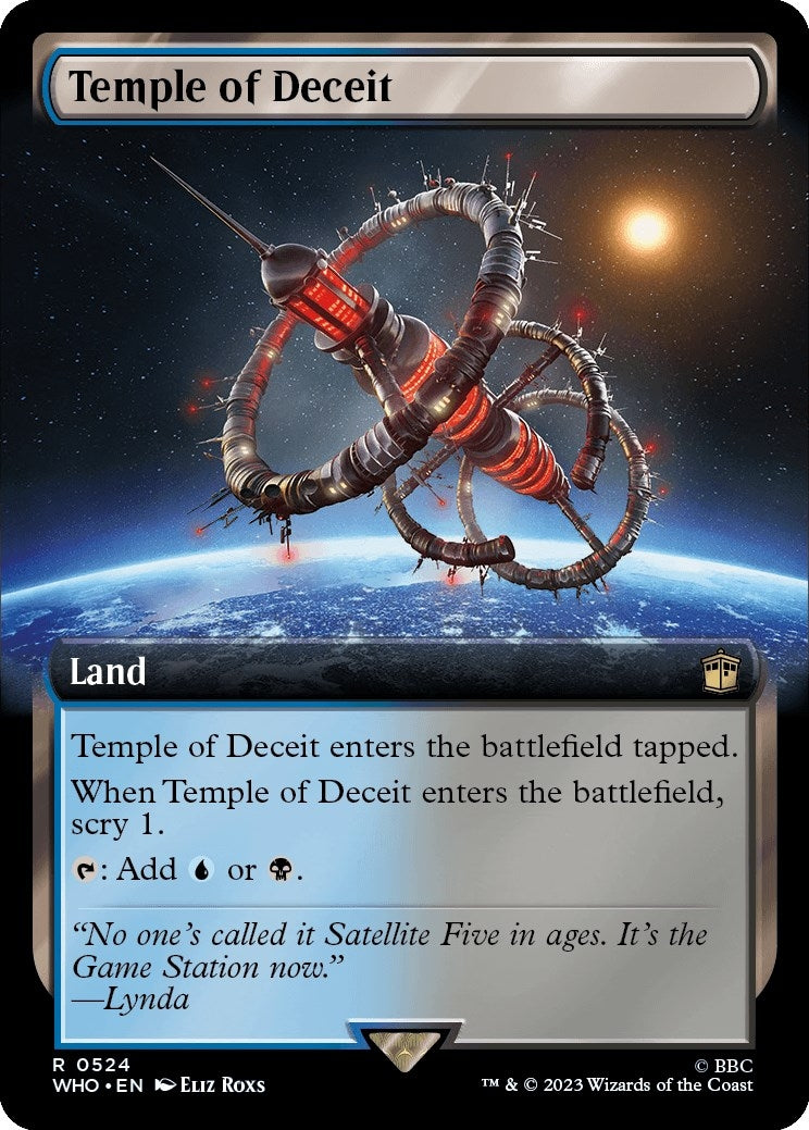 Image for Temple of Deceit (Extended Art) (524) [Universes Beyond: Doctor Who] - Magic: The Gathering
