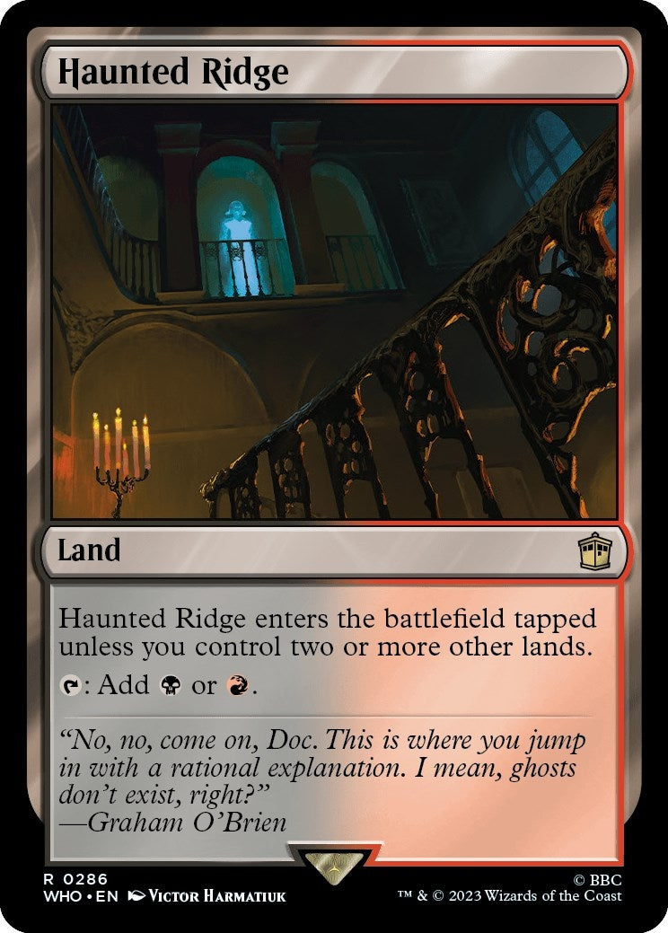 Image for Haunted Ridge (286) [Universes Beyond: Doctor Who] - Magic: The Gathering