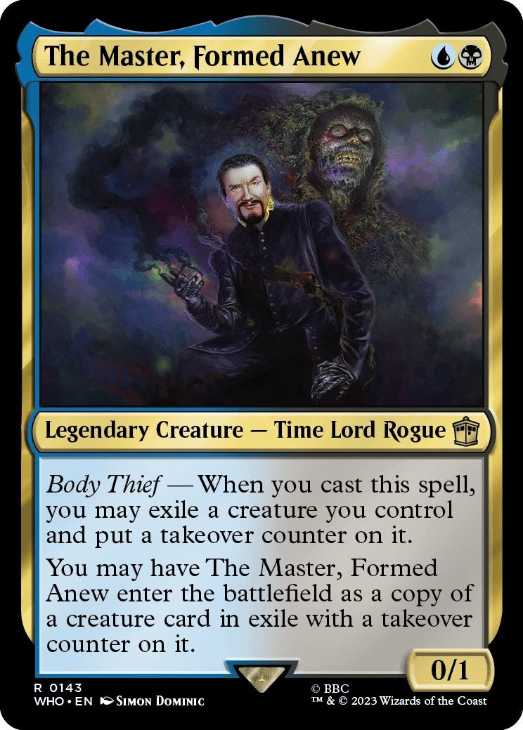 Image for The Master, Formed Anew (143) [Universes Beyond: Doctor Who] - Magic: The Gathering