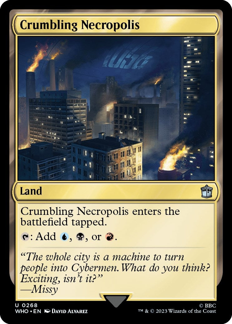 Image for Crumbling Necropolis (268) [Universes Beyond: Doctor Who] - Magic: The Gathering