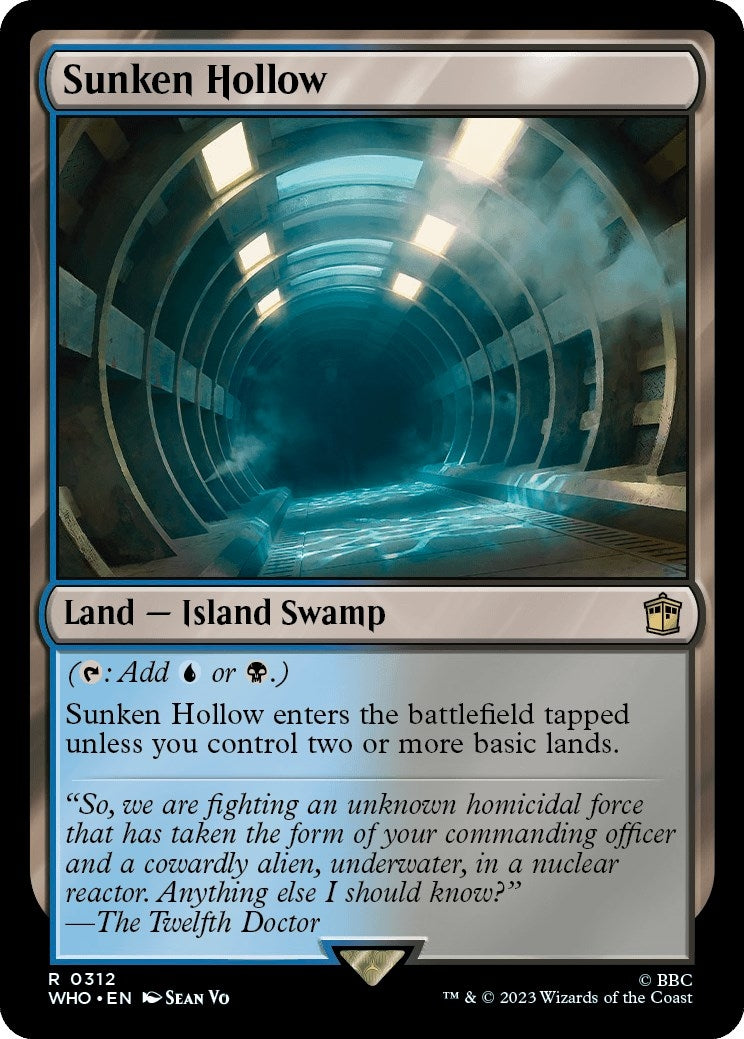 Image for Sunken Hollow (312) [Universes Beyond: Doctor Who] - Magic: The Gathering