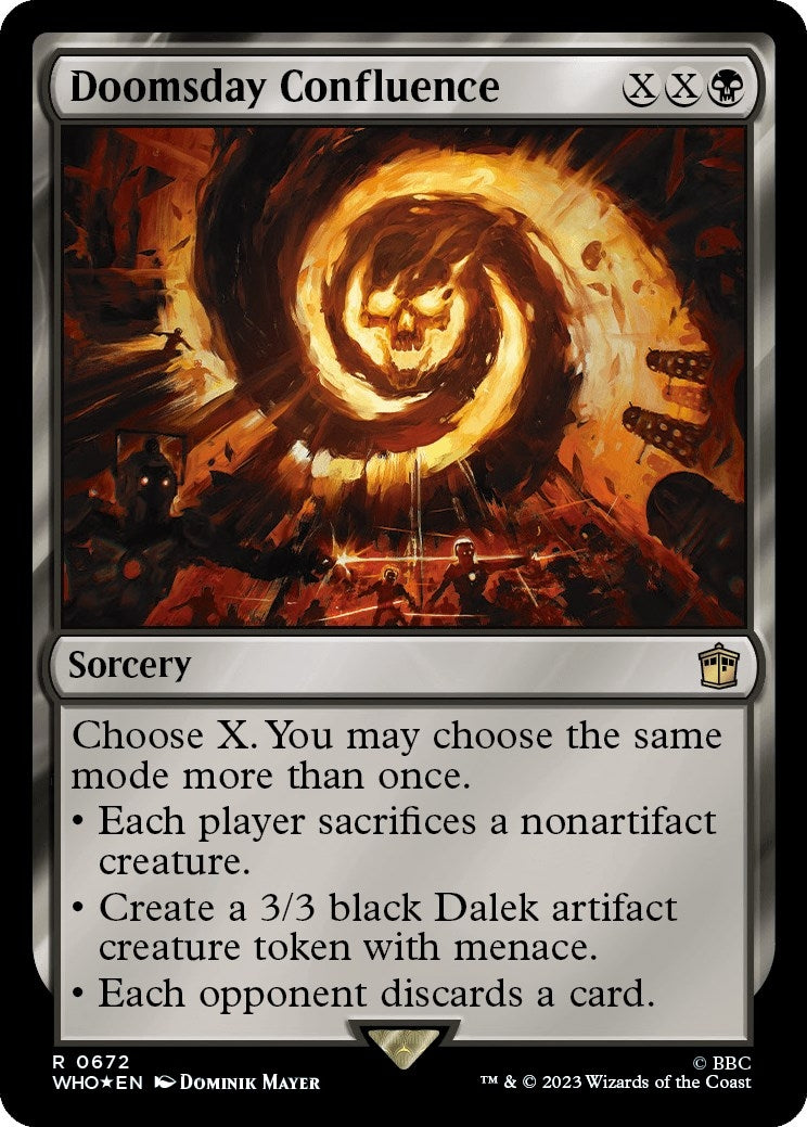 Image for Doomsday Confluence (Surge Foil) (672) [Universes Beyond: Doctor Who] - Magic: The Gathering