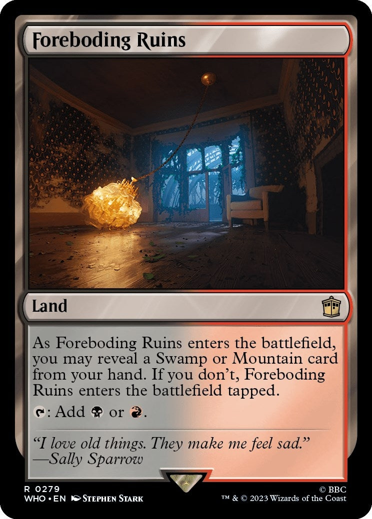 Image for Foreboding Ruins (279) [Universes Beyond: Doctor Who] - Magic: The Gathering