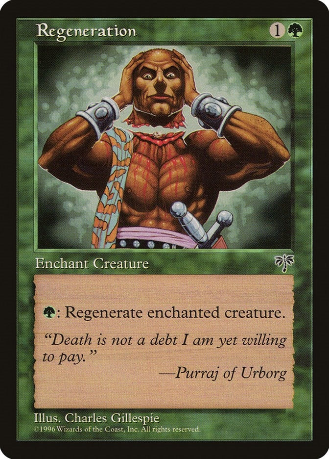 Image for Regeneration [Mirage] - Magic: The Gathering