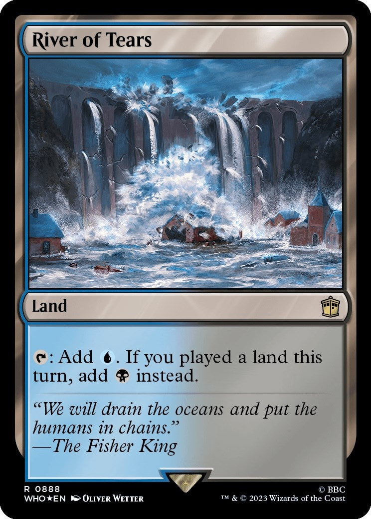 Image for River of Tears (Surge Foil) (888) [Universes Beyond: Doctor Who] - Magic: The Gathering