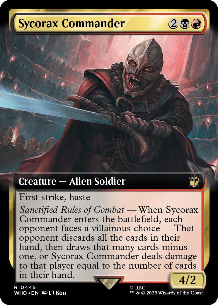 Image for Sycorax Commander (Extended Art) (445) [Universes Beyond: Doctor Who] - Magic: The Gathering