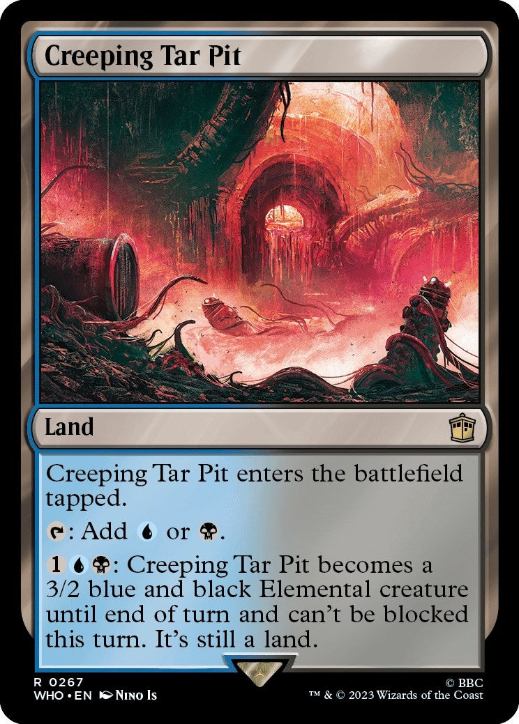 Image for Creeping Tar Pit (267) [Universes Beyond: Doctor Who] - Magic: The Gathering