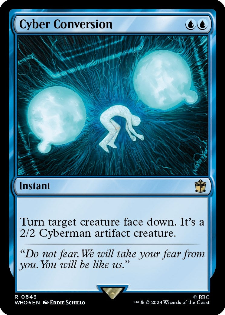 Image for Cyber Conversion (Surge Foil) (643) [Universes Beyond: Doctor Who] - Magic: The Gathering