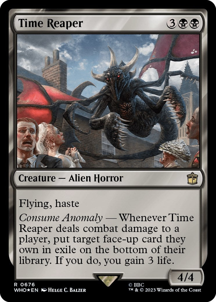 Image for Time Reaper (Surge Foil) (676) [Universes Beyond: Doctor Who] - Magic: The Gathering