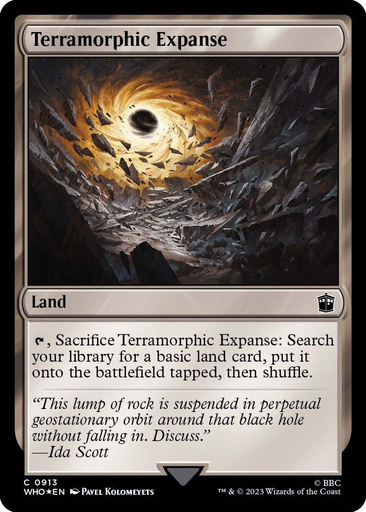 Image for Terramorphic Expanse (Surge Foil) (913) [Universes Beyond: Doctor Who] - Magic: The Gathering