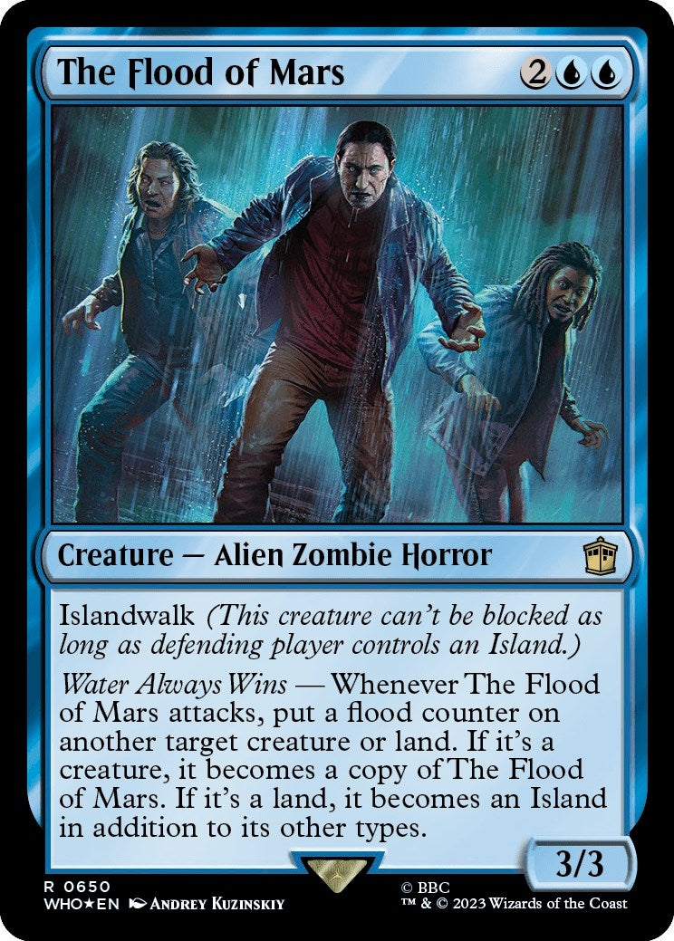 Image for The Flood of Mars (Surge Foil) (650) [Universes Beyond: Doctor Who] - Magic: The Gathering